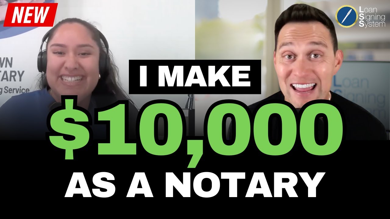 She Makes $10,000 a Month as a Notary Signing Agent! (California)