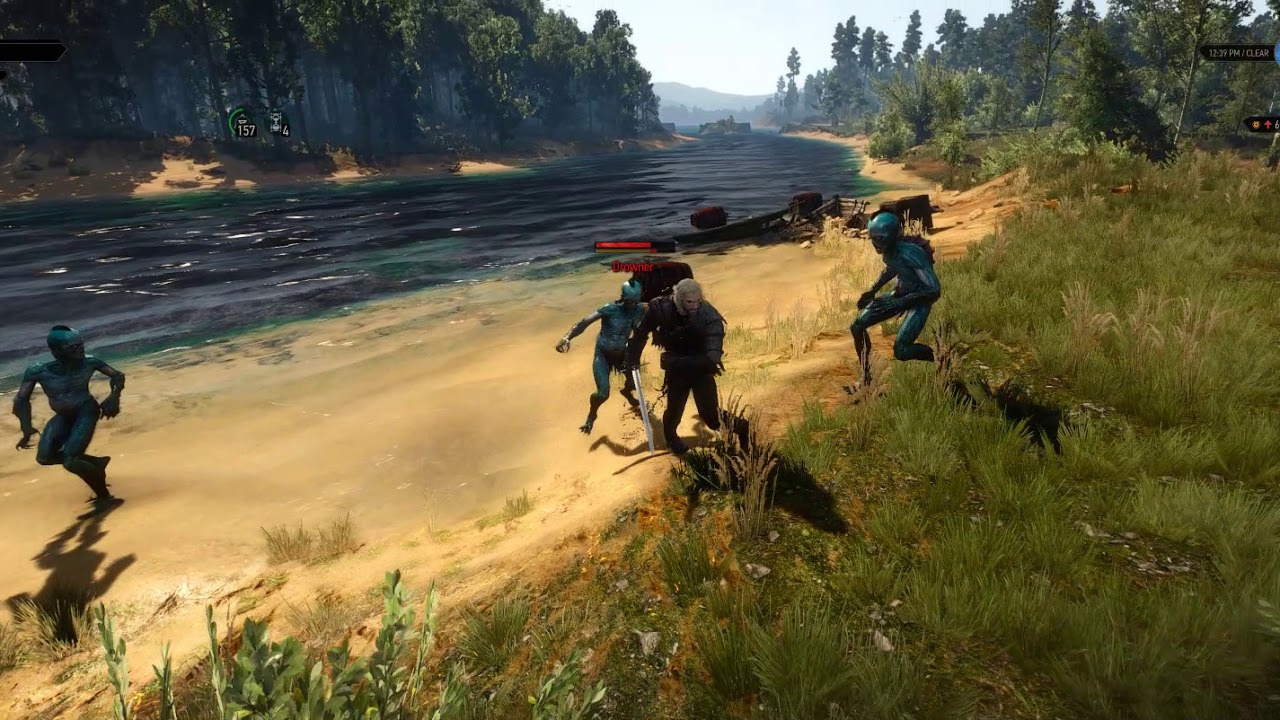 Witcher 3 Enhanced Edition 2.21 Combat Example