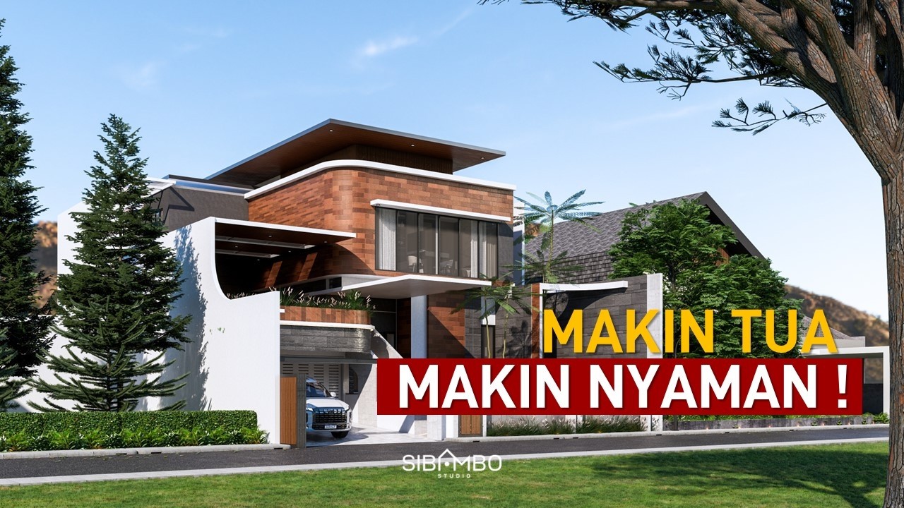 CURVA RESIDENCE | Desain Rumah 2 Lantai 6 Kamar Tidur di Lahan 396 m2