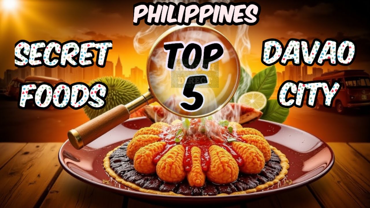Mastering Top 5 Secret Foods of Davao City Philippines!  #food #philippines #facts