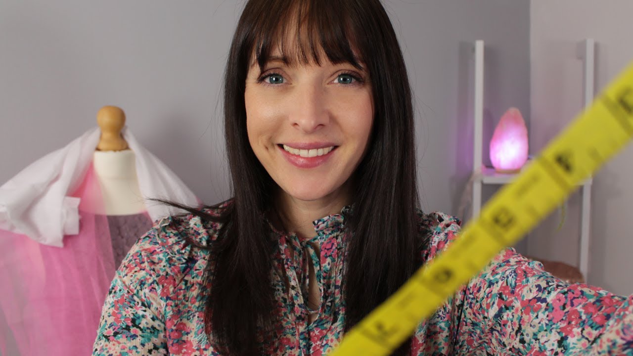 Wedding ASMR 👰🏼‍♀️ Bespoke Dress Measurements 👗 Personal Attention
