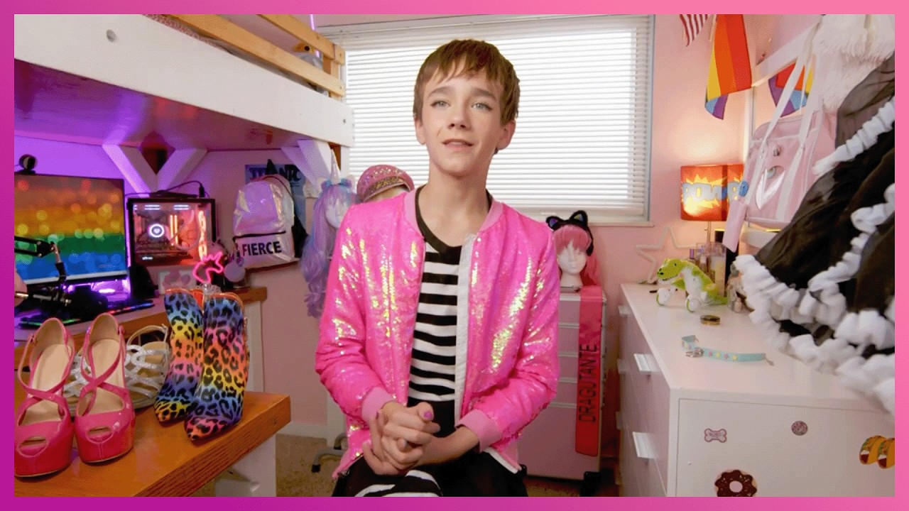 12-Year-Old Drag Queen Steals The Show In His Sister&rsquo;s Best Clothes | Generation Drag