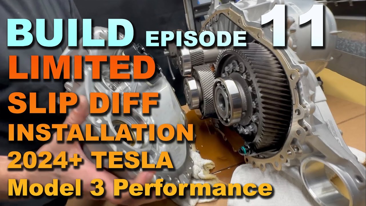 Ready for EV Drift? LSD install TESLA model 3 Performance 2024+