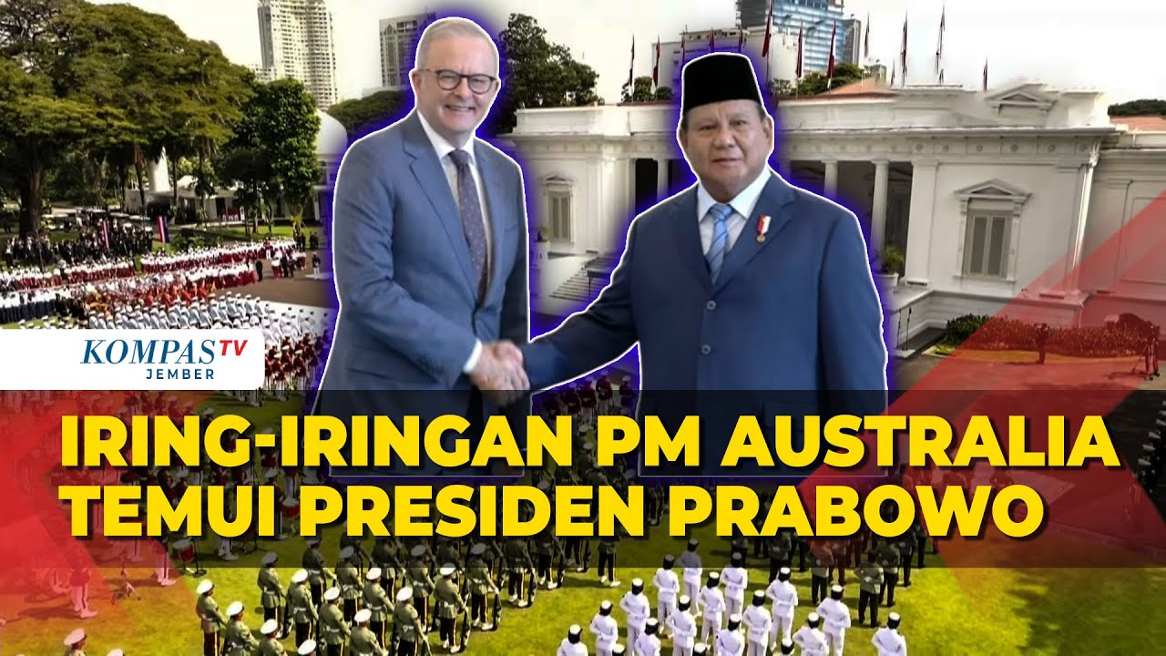 [FULL] Dikawal Ketat! Iring-iringan PM Australia Anthony Albanese Temui Presiden Prabowo di Istana