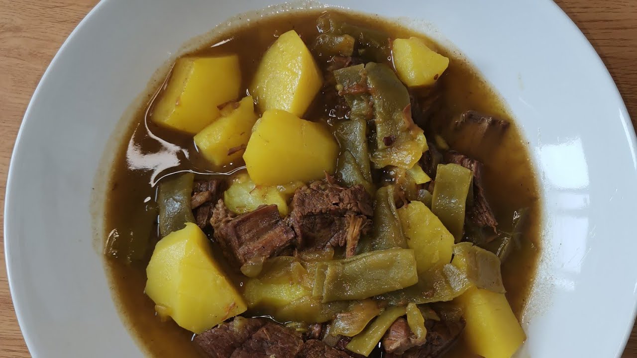 ESTOFADO DE TERNERA CON JUDÍAS VERDES (A MI MANERA)