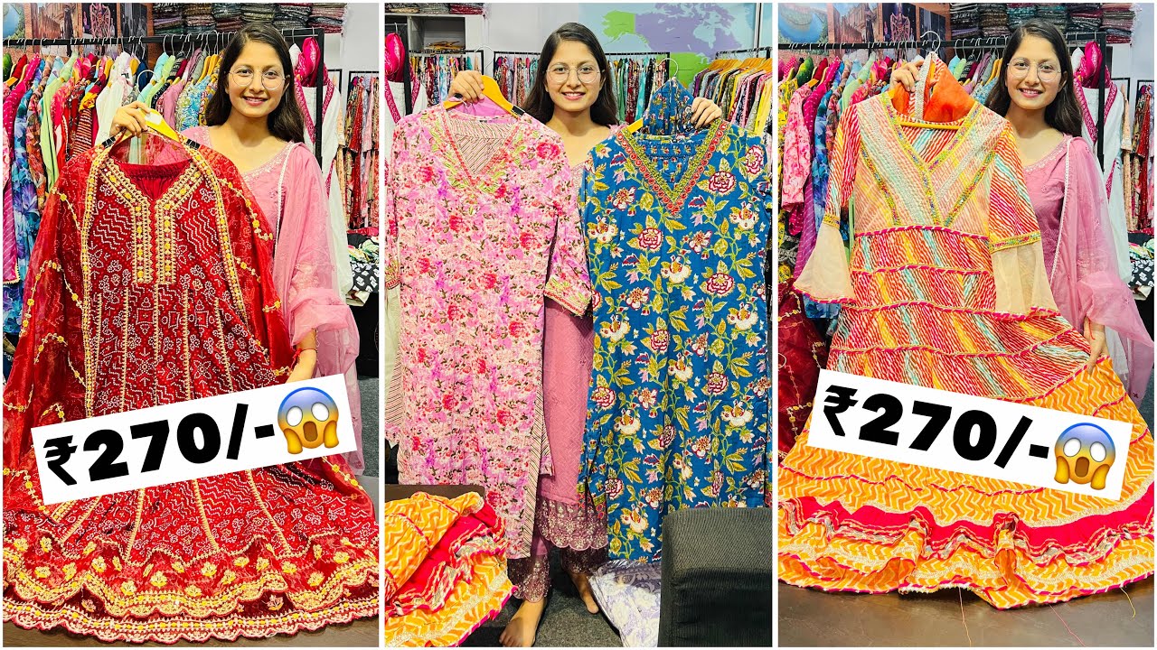 Festival Special kurtis😍 | Jaipur kurti wholesale market 2024 | 100% Quality Suits | LN Textiles