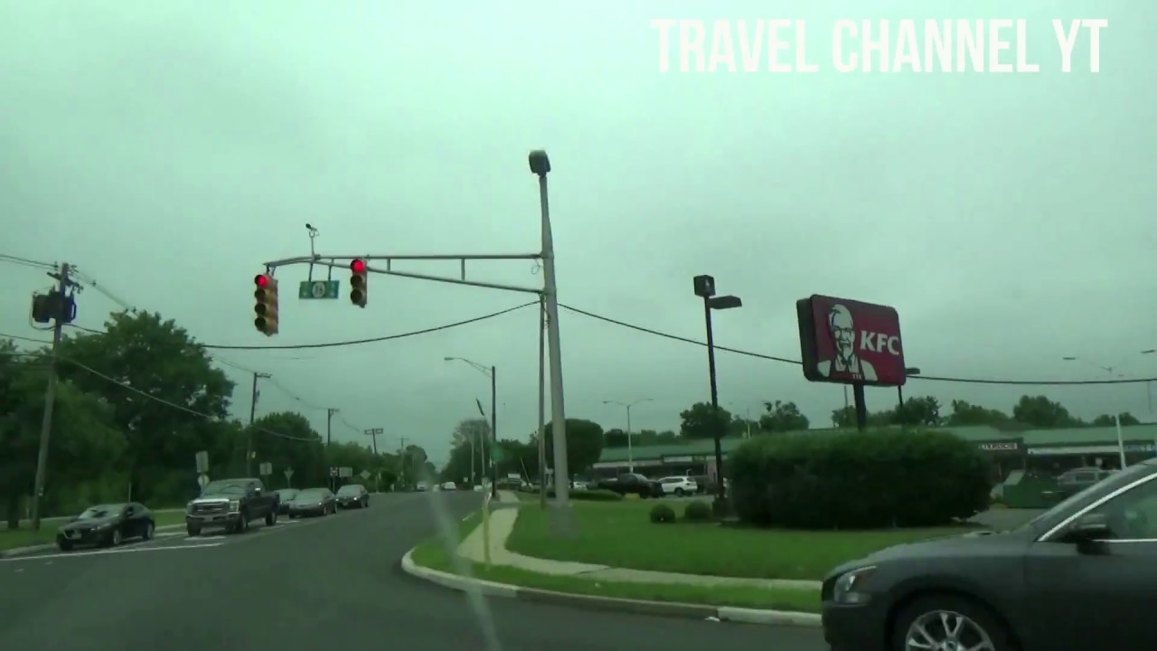 Driving through Keyport, Union Beach, Keansburg, and Hazlet in New Jersey (NJ).