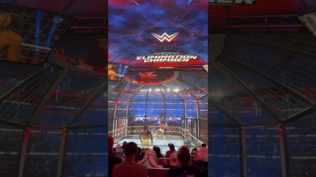 Трик Уильямс вышел на ринг 😍 Мужской Elimination Chamber 💥COSM VIEW 📺 #WWE #EliminationChamber