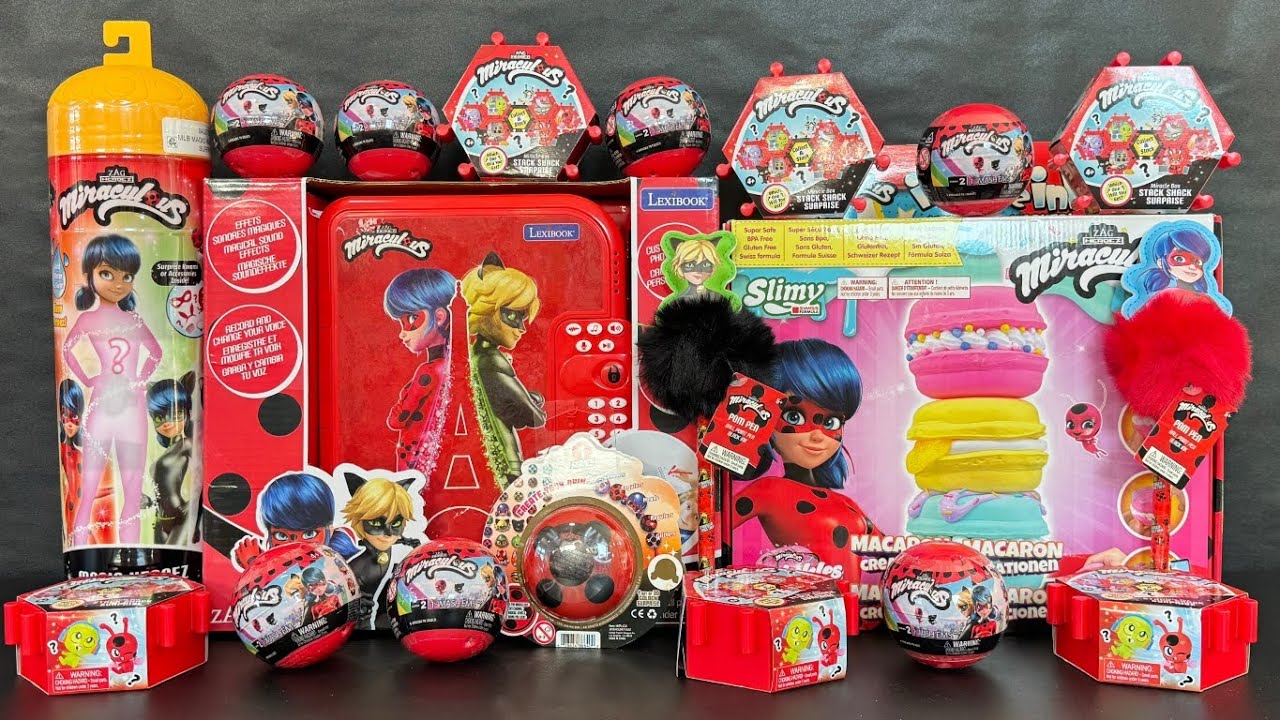 ASMR Miraculous Ladybug Toys Mystery Blind Box Oddly Satisfying Toy Unboxing | No Talking