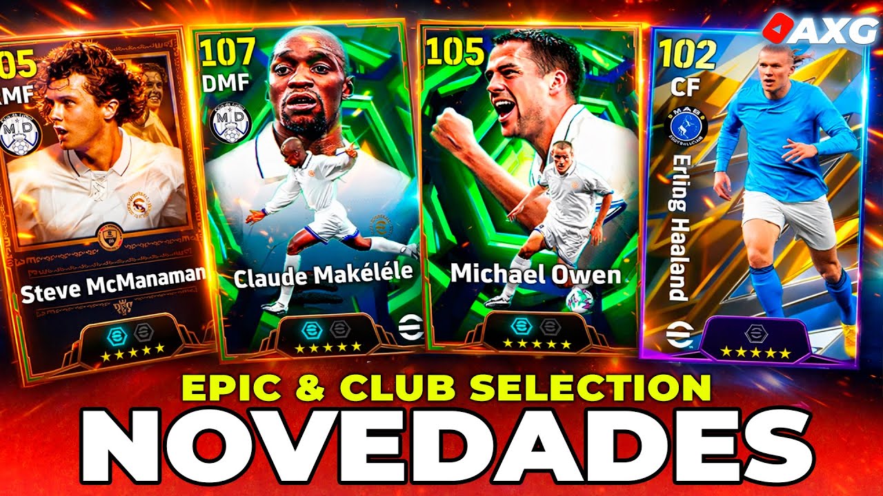 NOVEDADES eFootball: Epic Real Madrid 🔥 Makélélé 107 TOP 🔥 Club Selection Manchester City ✅ Entrenos
