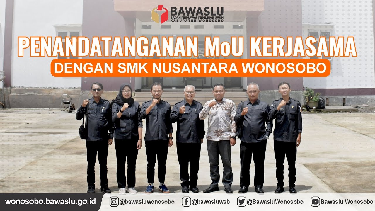 PENANDATANGANAN MoU  KERJASAMA DENGAN SMK NUSANTARA WONOSOBO