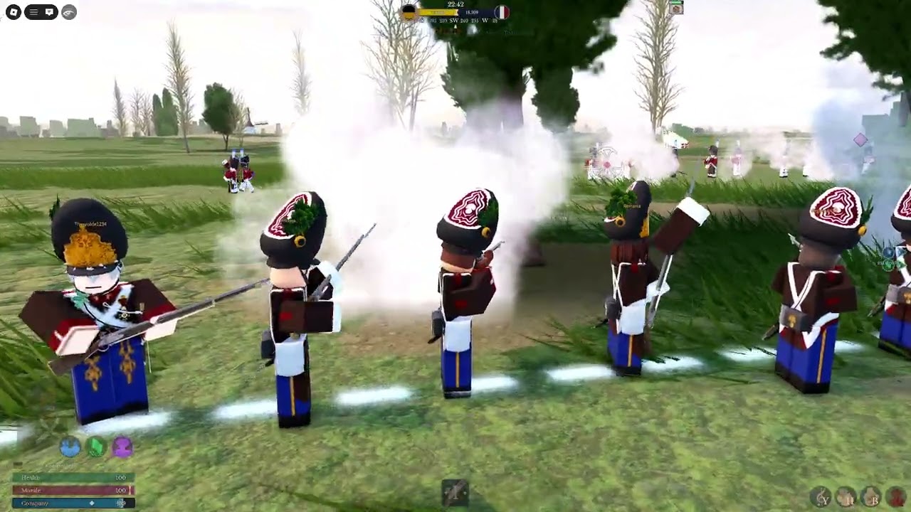Hungary Vs. Denmark + Swiss | MLG Vs. Livgarde | Roblox Napoleonic Wars