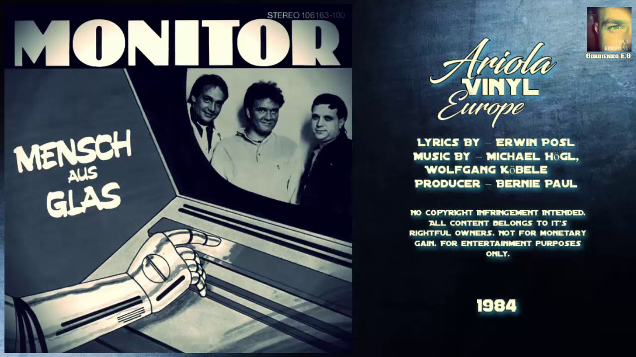 Monitor - Mensch Aus Glas (1984 My Favorite Collection)