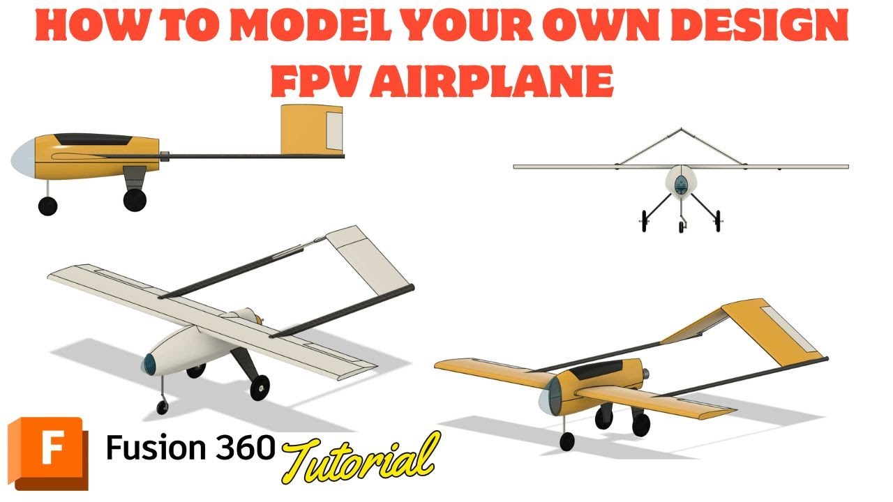 Ultimate UAV design guide to model your own UAV in Fusion 360 CAD