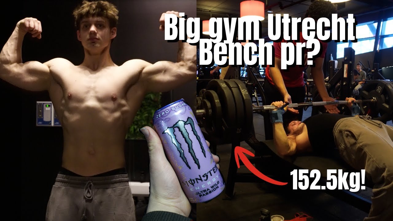 NIEUWE MONSTER PROBEREN + BENCH PR IN BIGGYM UTRECHT?