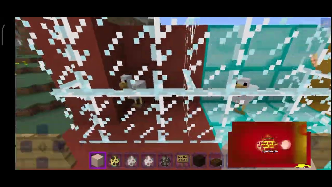el pollito pio en Minecraft