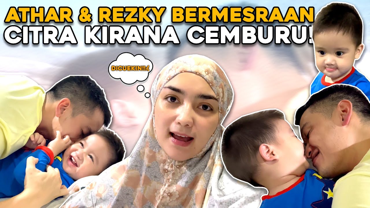 CITRA, REZKY & ATHAR MANJA-MANJAAN SEBELUM TIDUR. #NIGHTROUTINE