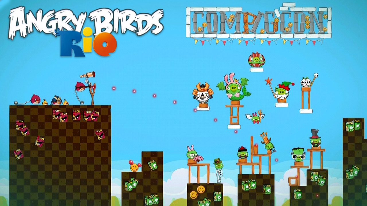 Angry Birds Seasons - Rovio Entertainment Ltd 2016 PIG DAYS Level 1-5