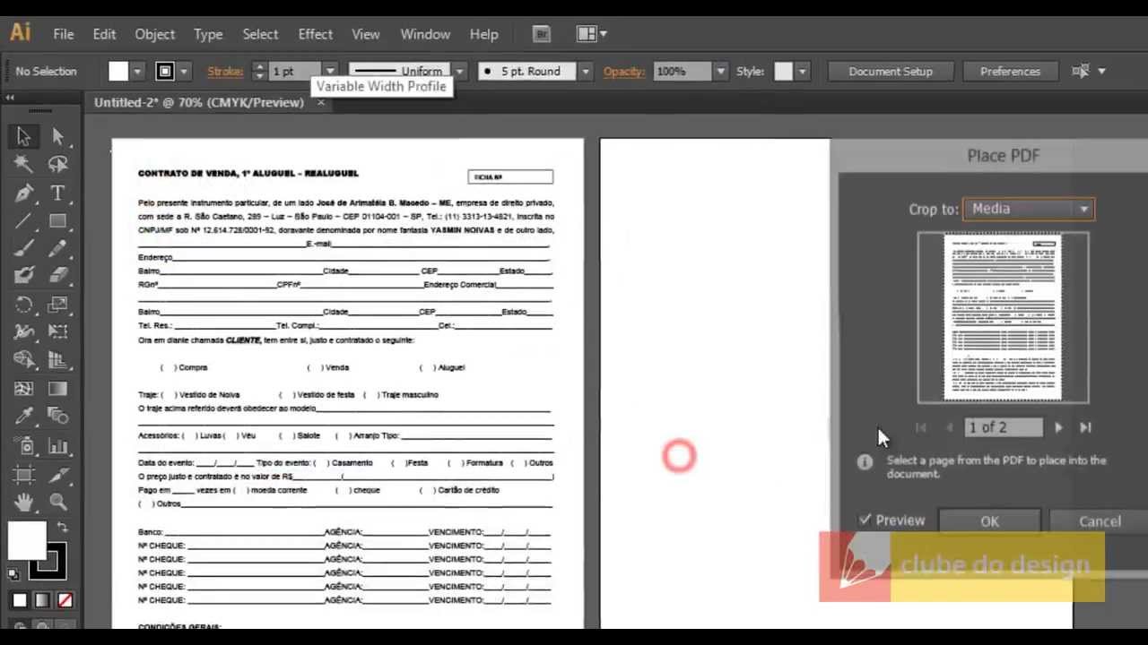 Dica Rápida Illustrator e CorelDRAW - Exportando e importando documentos do Word em PDF