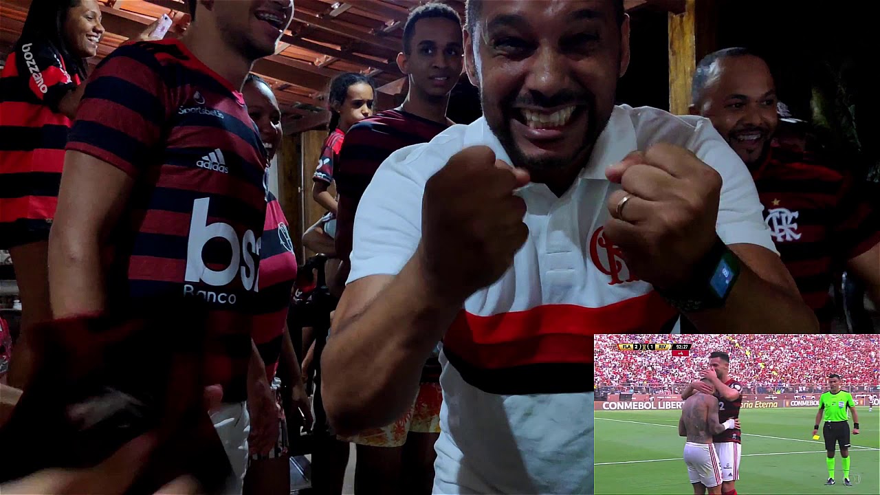 Flamengo 2X1 River Plate - React aos Gols (Teixeira de Freitas-BA)