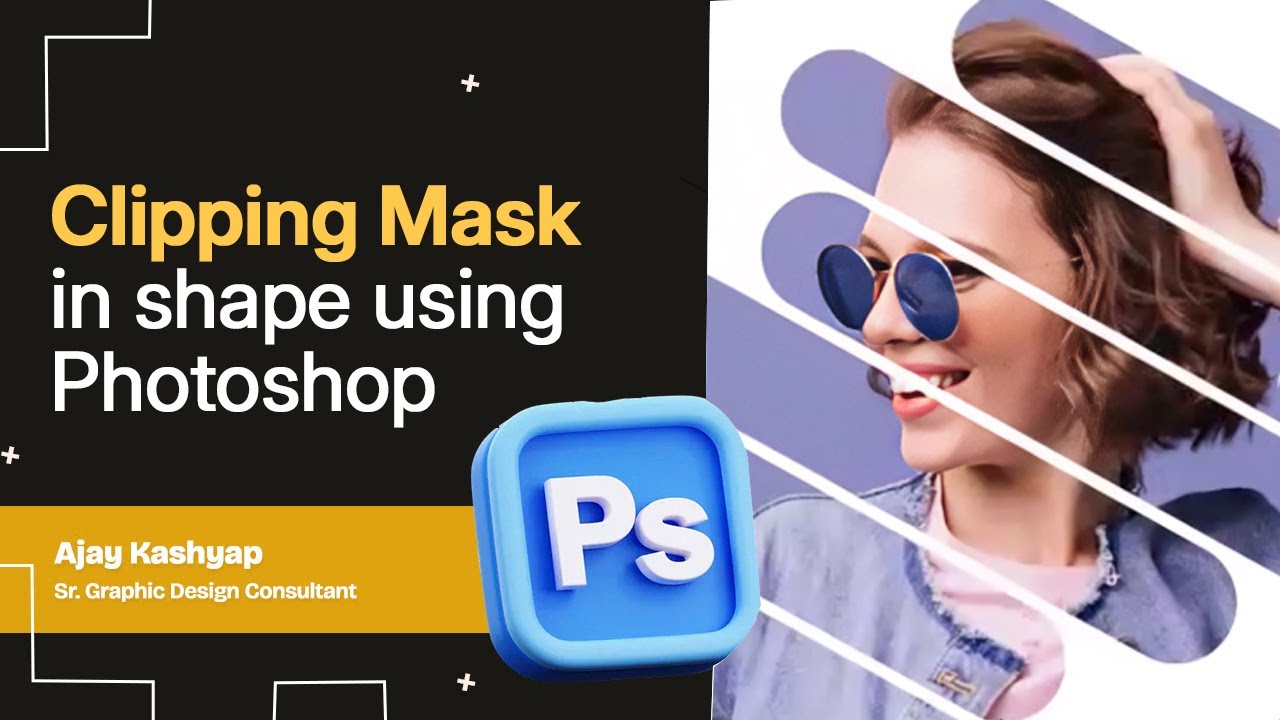 How to use clipping masks inside shapes using Photoshop to create stunning effects