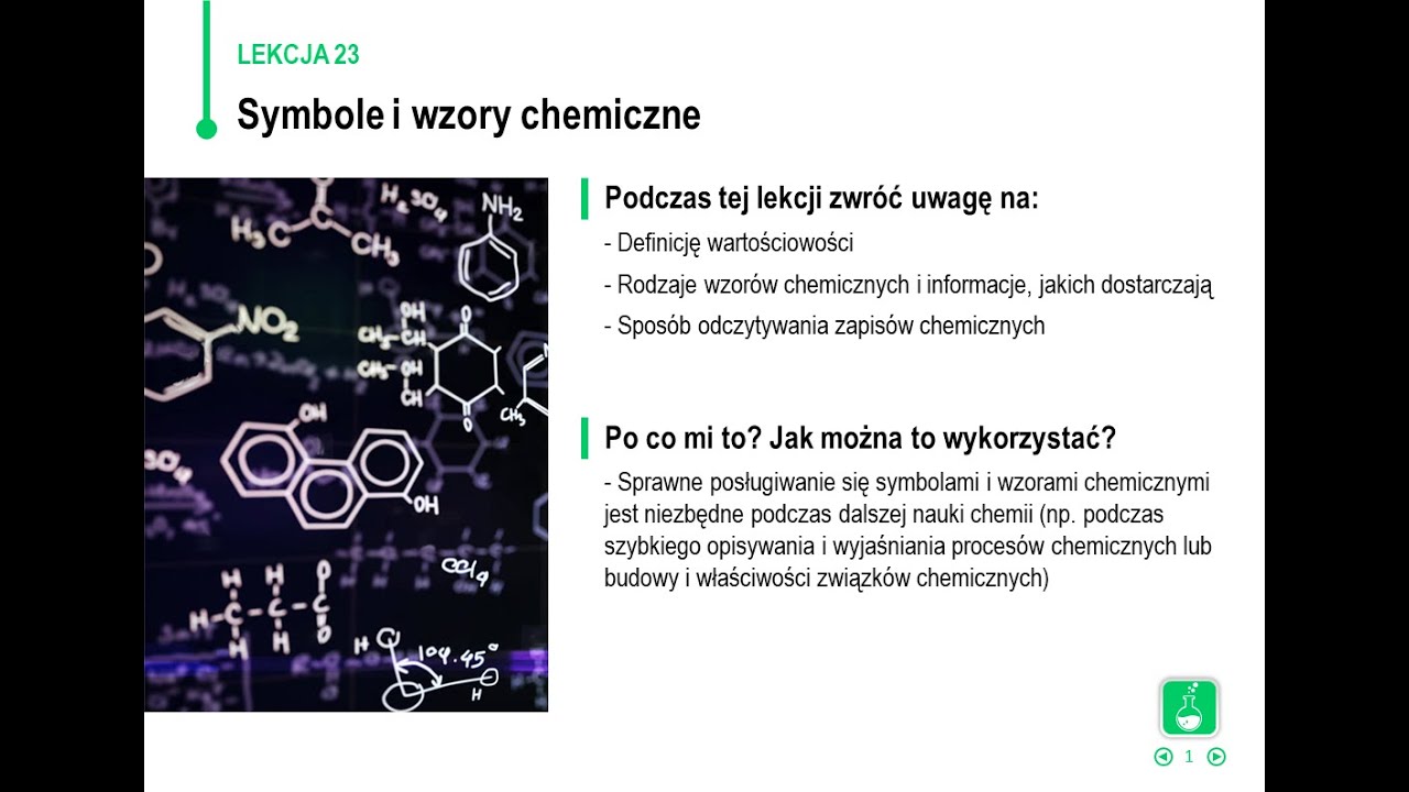 Chemia - klasa 7 - Symbole i wzory chemiczne