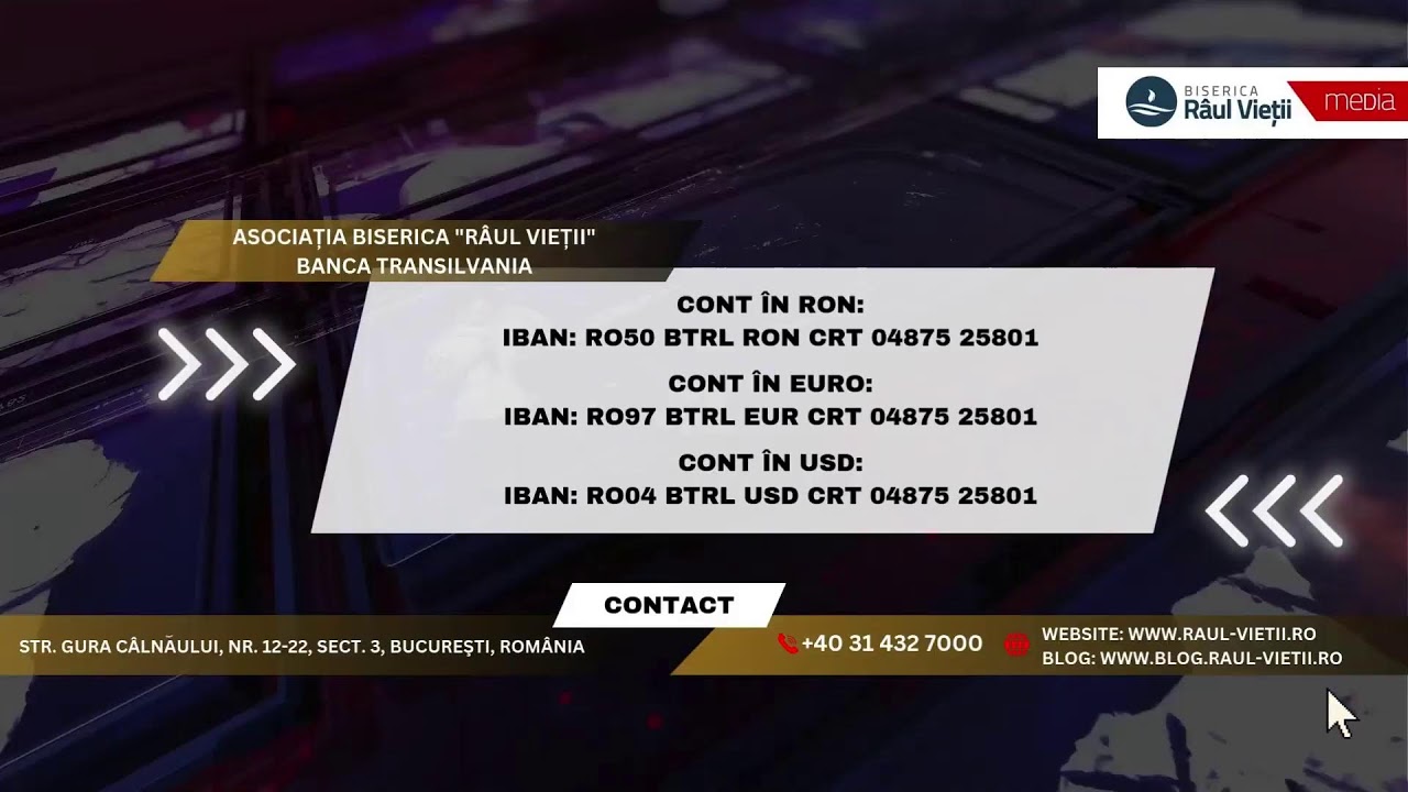 21 Ianuarie 2026 | Pastor Relu Bahnaru - Sesiunea II | Biserica Râul Vieții București