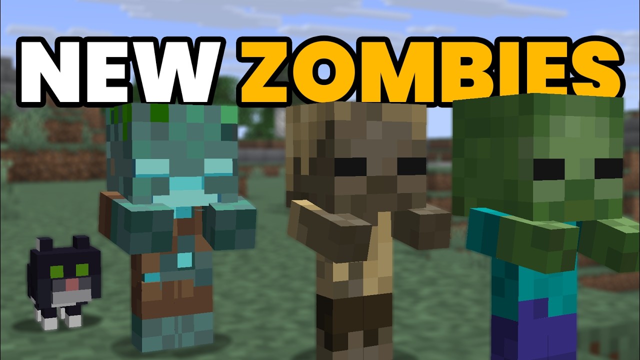 НОВЫЕ ЗОМБИ, УЛУЧШЕННЫЕ КОШКИ И МНОГОЕ ДРУГОЕ! Minecraft 26.1 Snapshot 10 &mdash; Добавлено всё!
