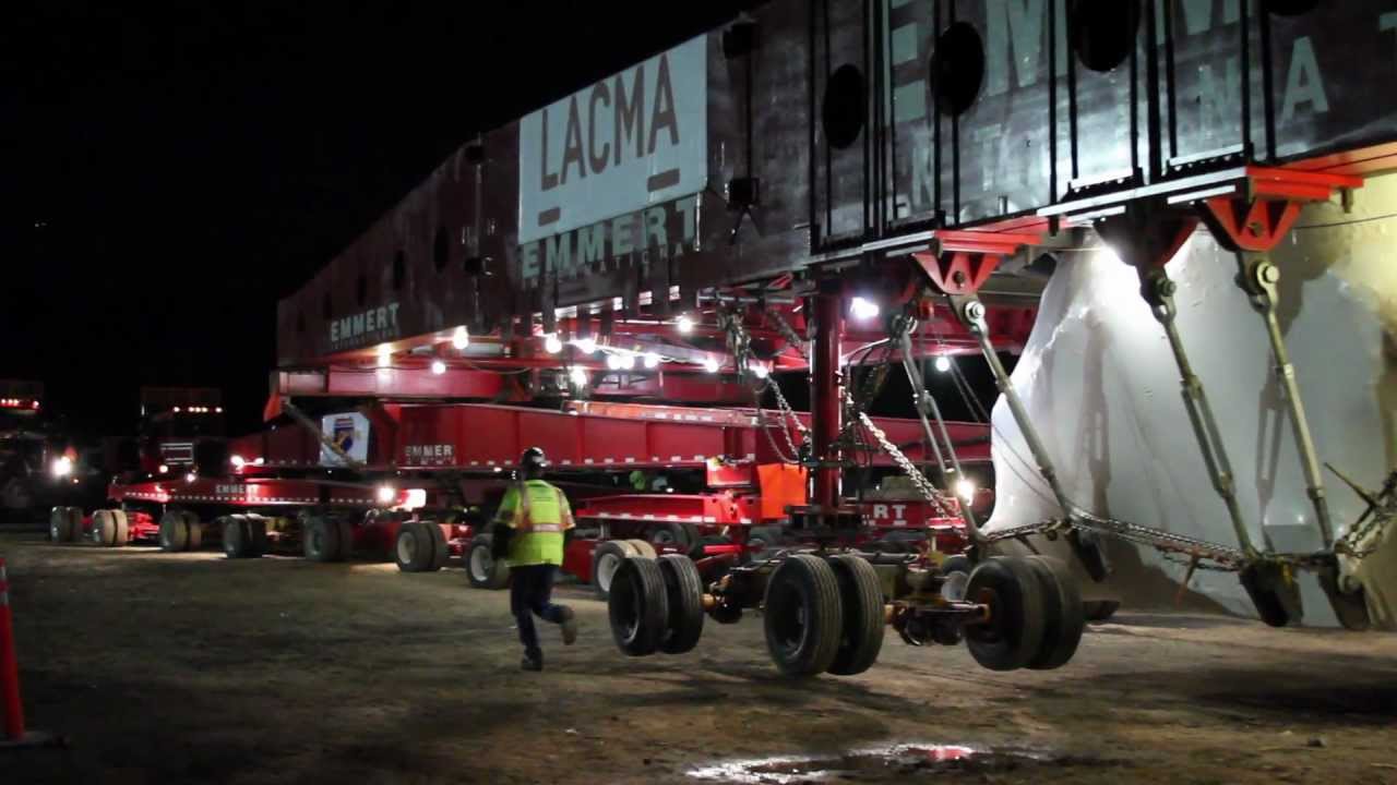 Transport, Night 1: The Making of Levitated Mass
