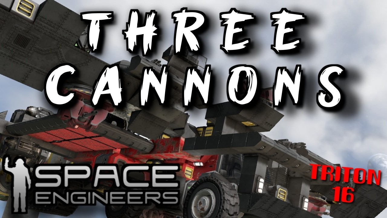 Три пушки | Исследуй или умри в Space Engineers: Выживание