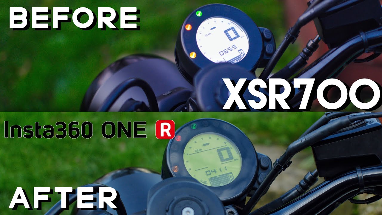 Colourclusterz for XSR700 | Insta360 | GOPROHERO 9