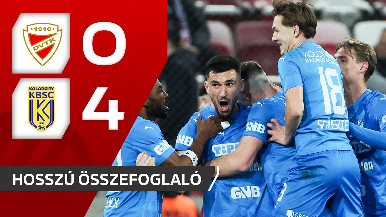 Fizz Liga: DVTK–Kazincbarcika 0–4 | hosszú összefoglaló