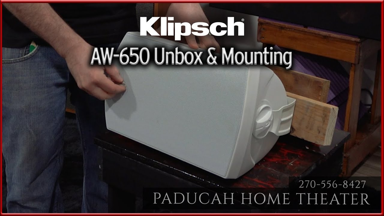 Klipsch AW-650 Unboxing and Mounting