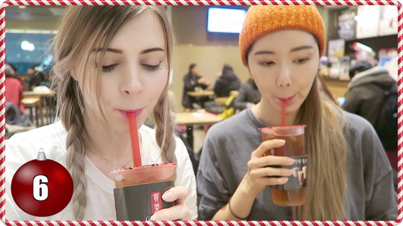 Ordering Bubble Tea in Korea is a Struggle 😂 Vlogmas Day 6