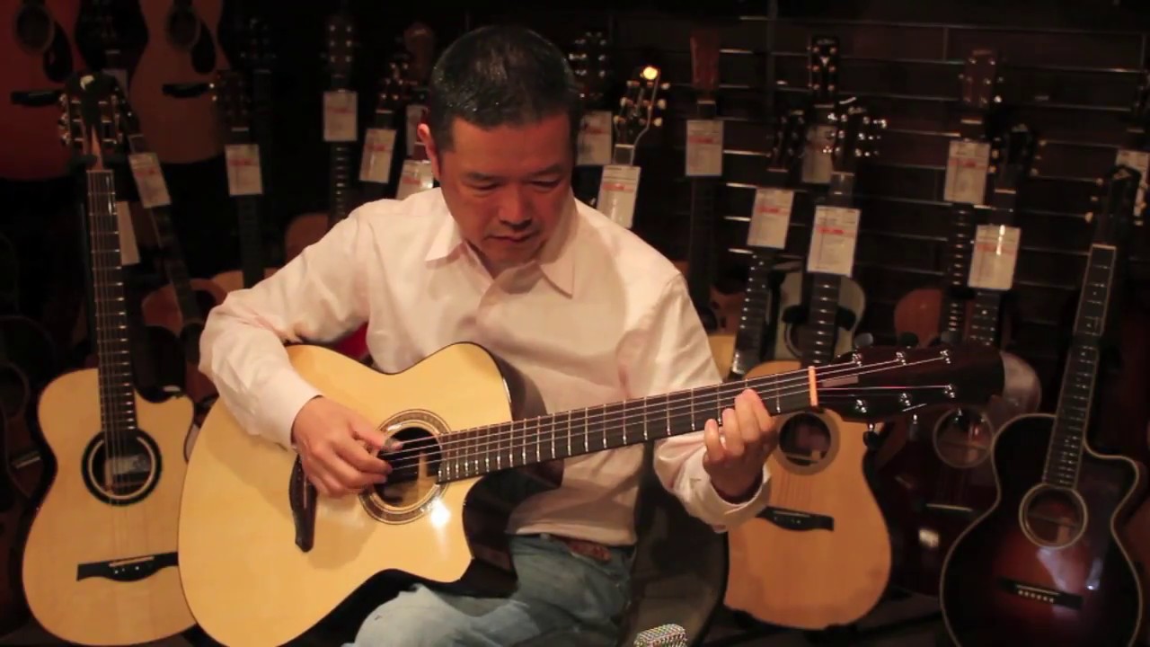 FUJII GUITARS SJ Cutaway Brazilian Rosewood Demo - Player 古川忠義