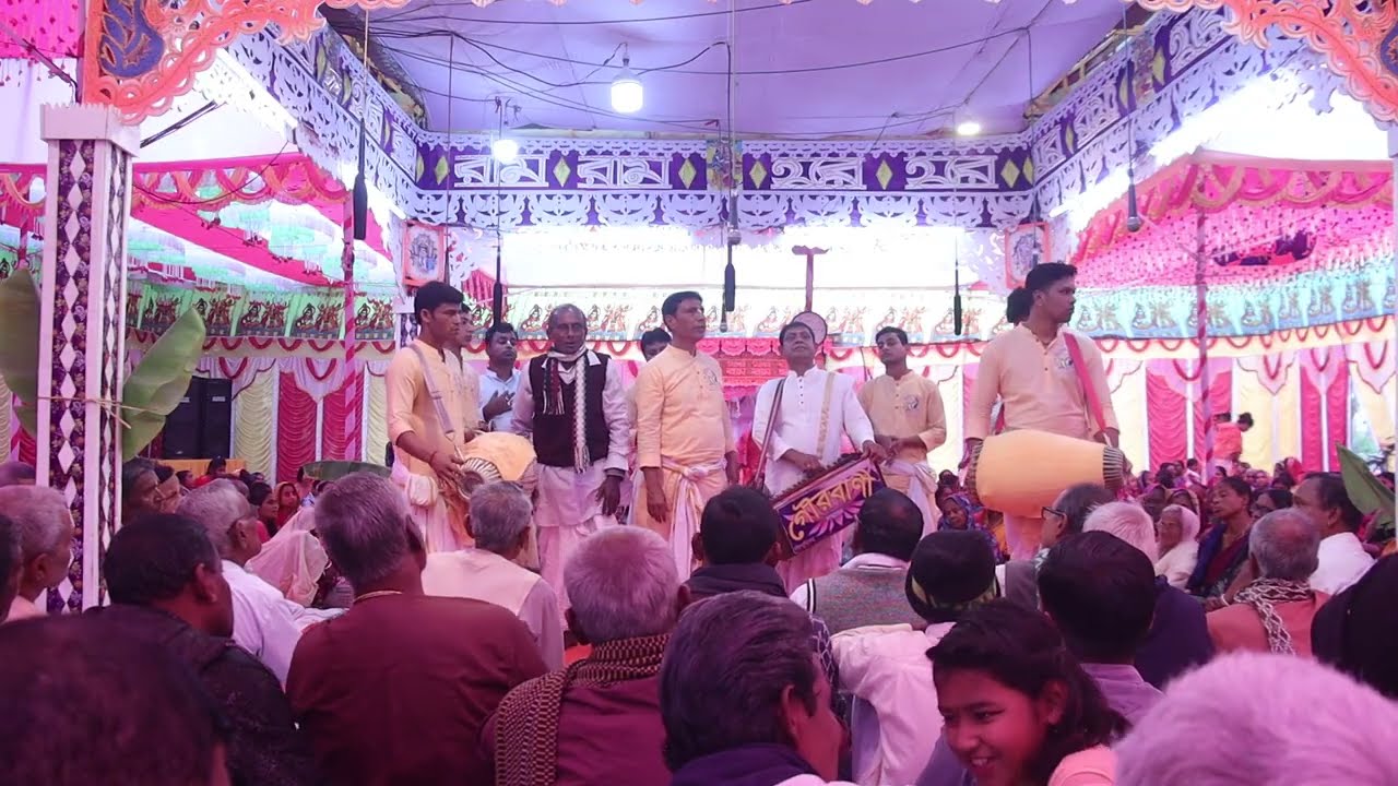 গৌরবানী সম্প্রদায় ঝিনাইদহ মাস্টার চাঁদ বিশ্বাস ঝিনাইদহ কীর্তনে আসর করলেন কাশীনাথপুর পশ্চিম পাড়া ঝি