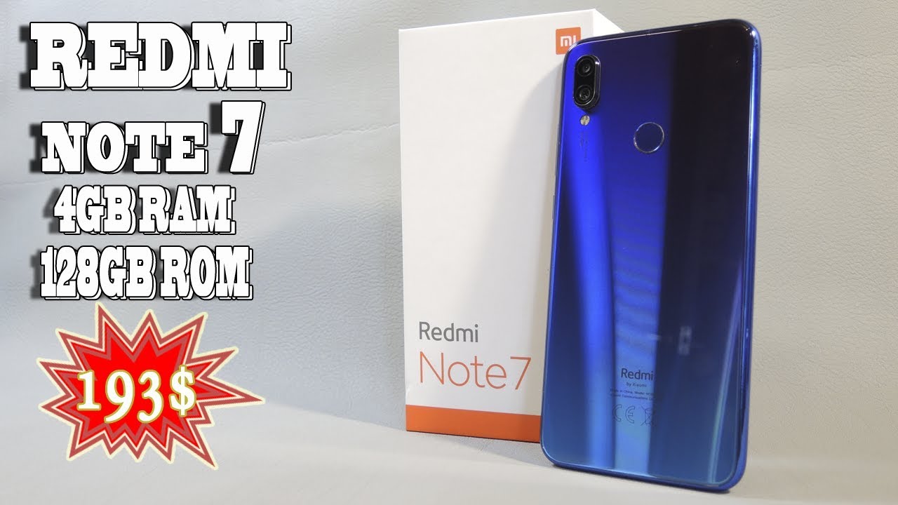 РЕАЛЬНО?! XIAOMI REDMI NOTE 7 4/128 GB всего за 193$!!!  РАСПАКОВКА С АЛИЭКСПРЕСС