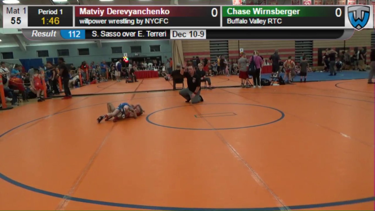 4180 Bantam 55 Matviy Derevyanchenko willpower wrestling by NYCFC vs Chase Wirnsberger Buffalo Valle