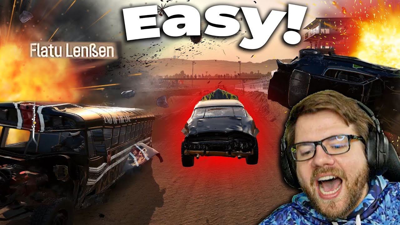 FETTE CRASHES mit ̶F̶̶r̶̶a̶̶u̶ Flatu Lenßen in Wreckfest