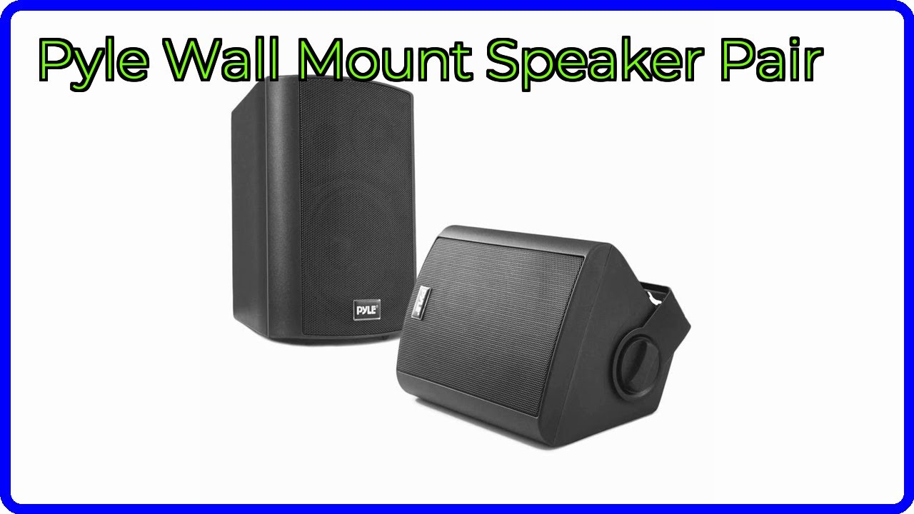 REVIEW (2026): Pyle Wall Mount Speaker Pair. ESSENTIAL details.