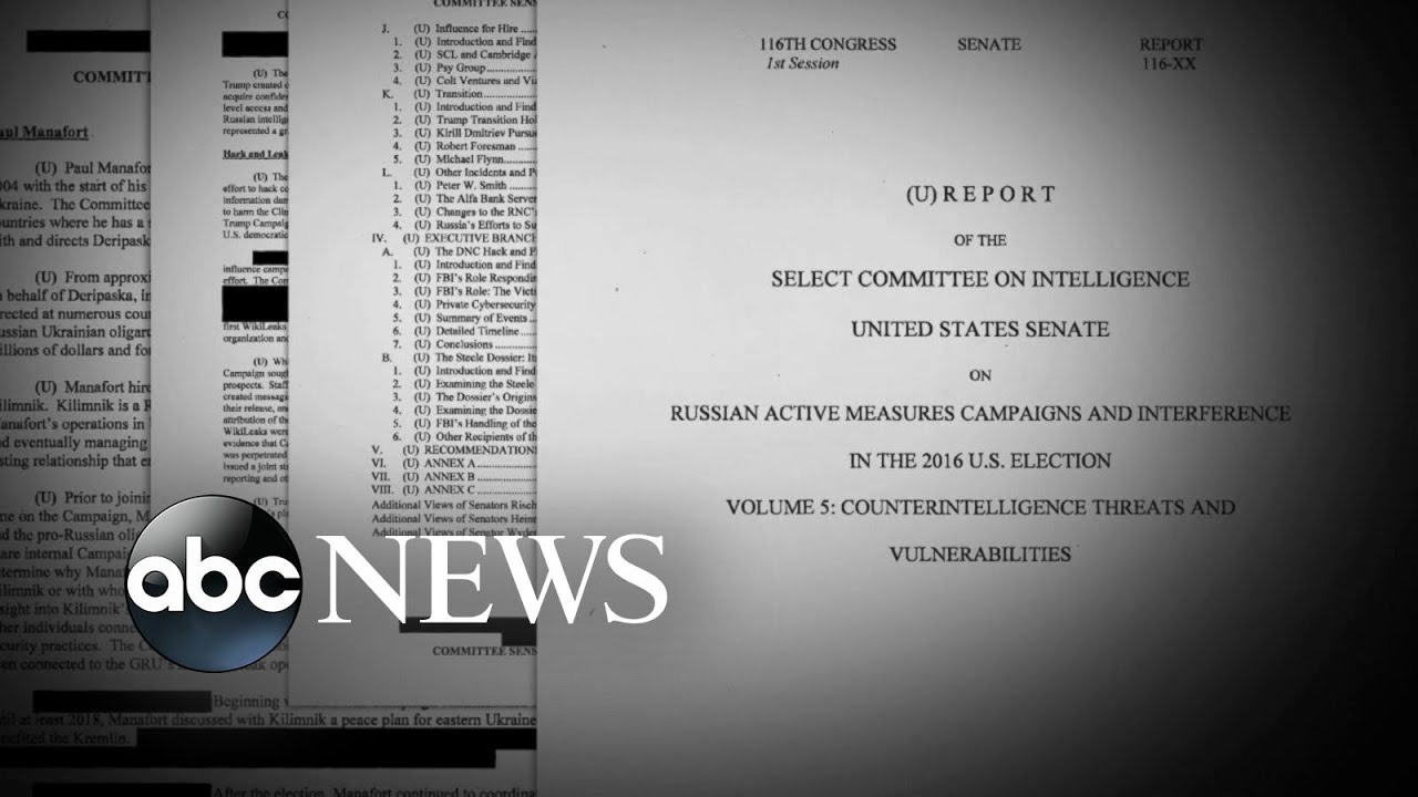 Senate Intelligence Committee releases final report on Russian interference in 2016 | WNT