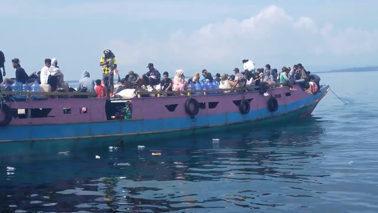 SUASANA MUDIK KE PULAU - PULAU KAB HALSEL 14 FEBUARI 2024 PIMILU