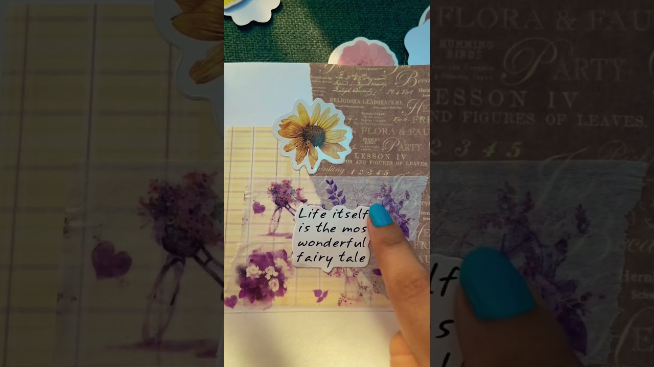 Minimal scrapbooking for beginners !