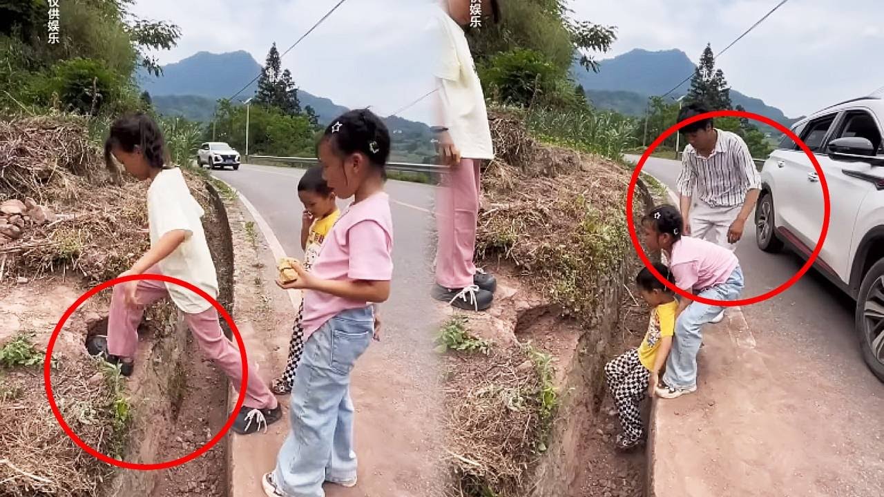 I Was Carrying A Large Freezer Up The Mountain, And The Road Was Muddy