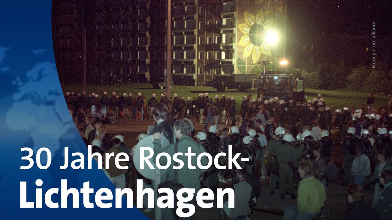Rostock-Lichtenhagen: 30. Jahrestag der ausländerfeindlichen Angriffe