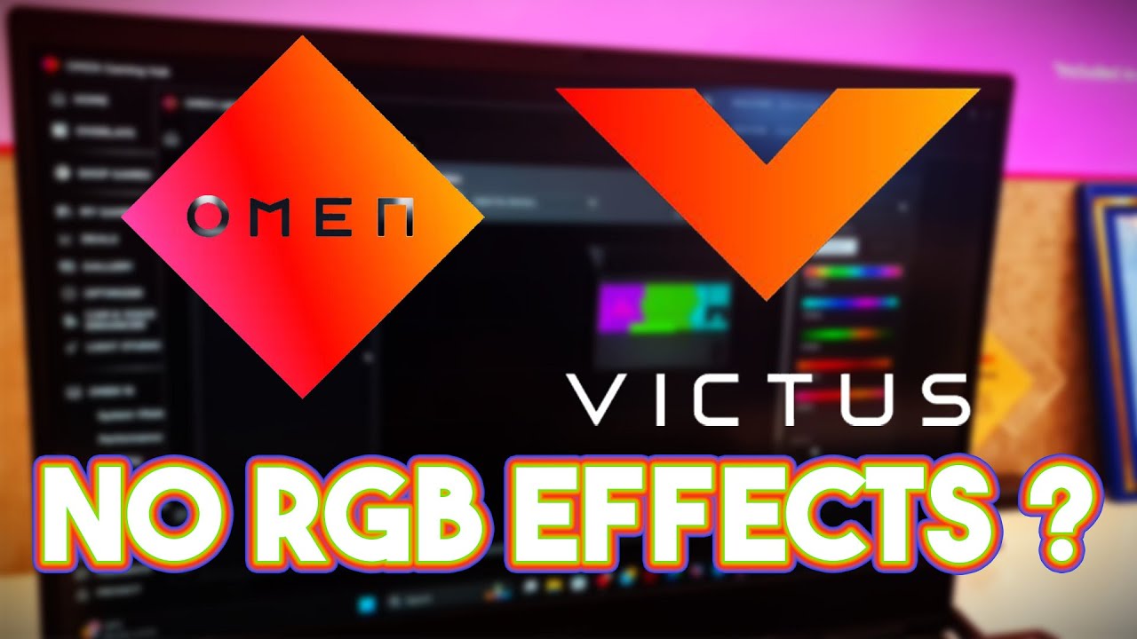 Краткое руководство по использованию RGB-эффектов на HP OMEN и VICTUS