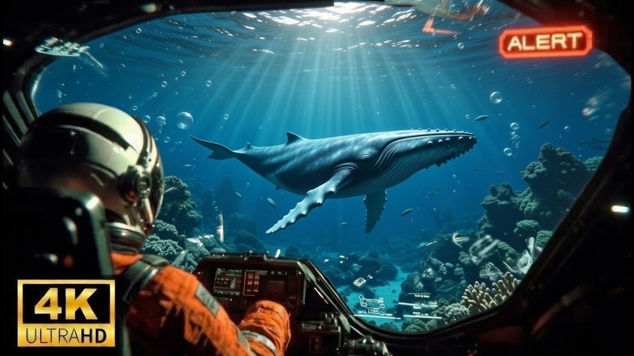 🚀SPACE POV: Arrival Beneath the Waves of Venera-Q5 | Mysterious Aquatic Ambient 4K