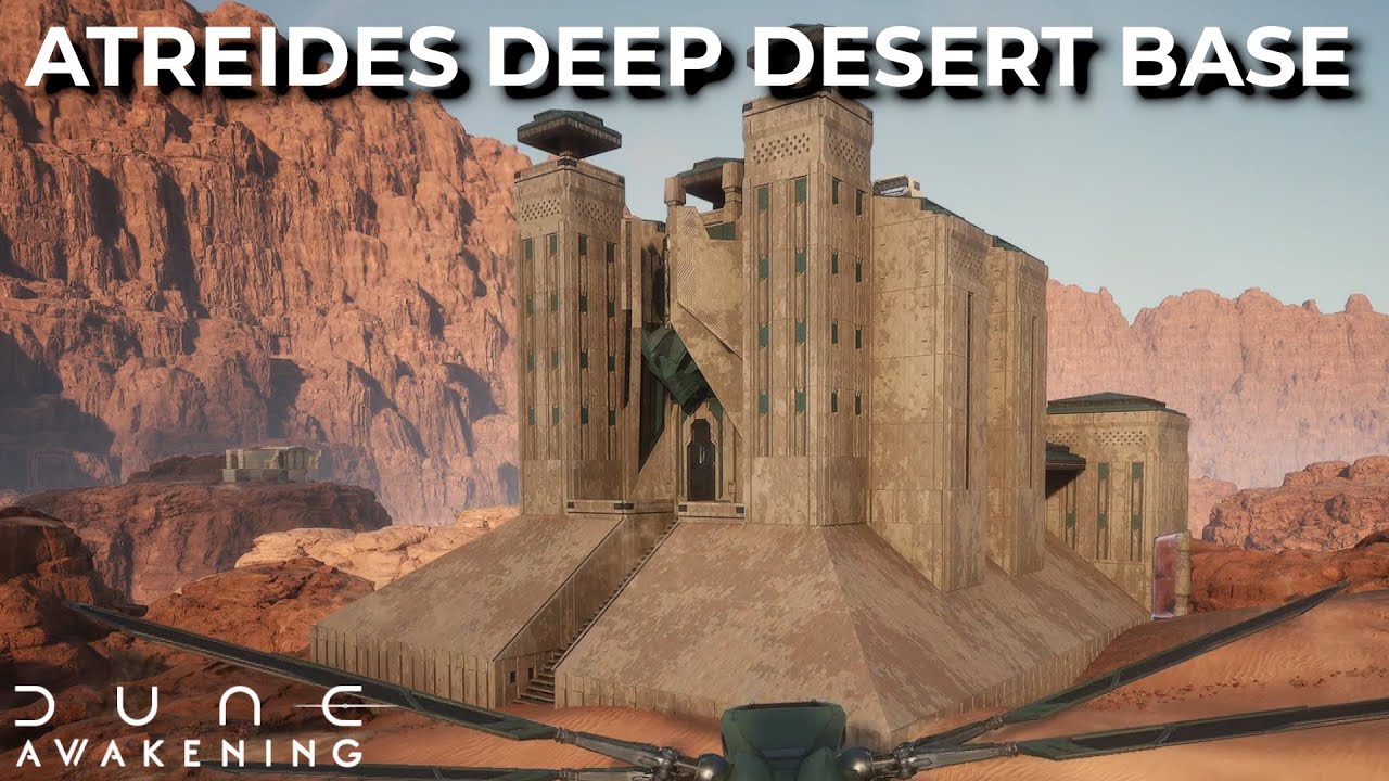 Simple Atreides Deep Desert Base | Dune: Awakening | Speed Build