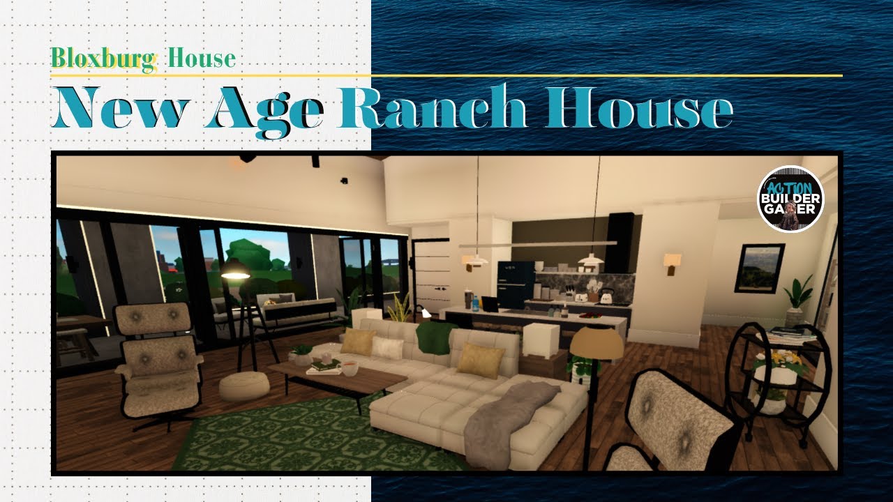 Modern 1 Story Ranch Bloxburg House