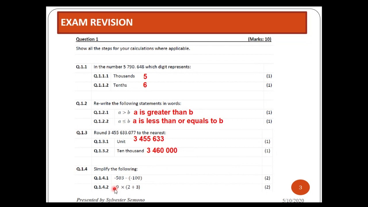 Business Calculations :Revision Part 1 (Number System,Bodmas, Payrol calculations).